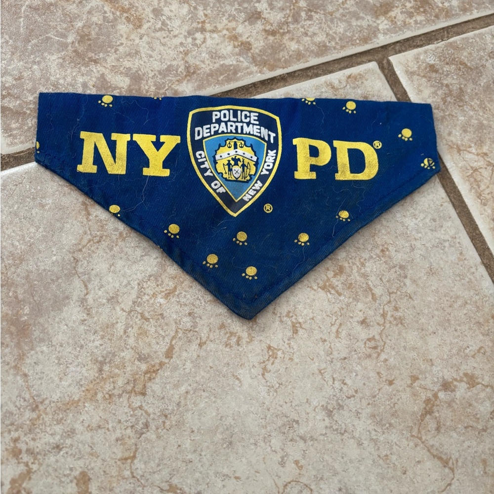 NYPD Police Pet Bandanna